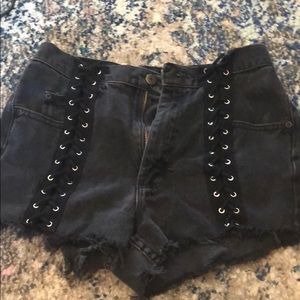 LF FURST OF A KIND LACE UP SHORTS